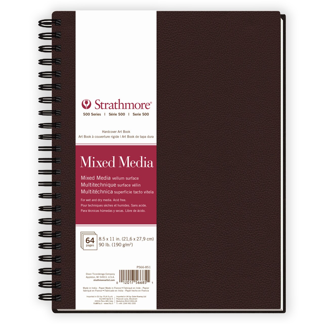 Strathmore 500 Series Mixed Media Paper Art Book 8.5"X11"-32 Sheets